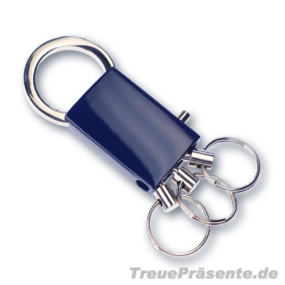 Schlüsselanhänger blau in Einzelverpackung